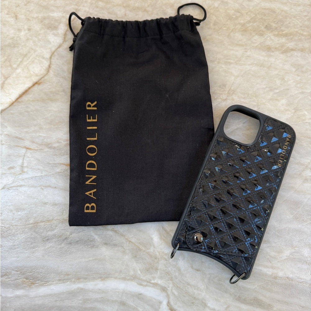 Bandolier Emma Black Diamond Phone Case (iPhone 15)